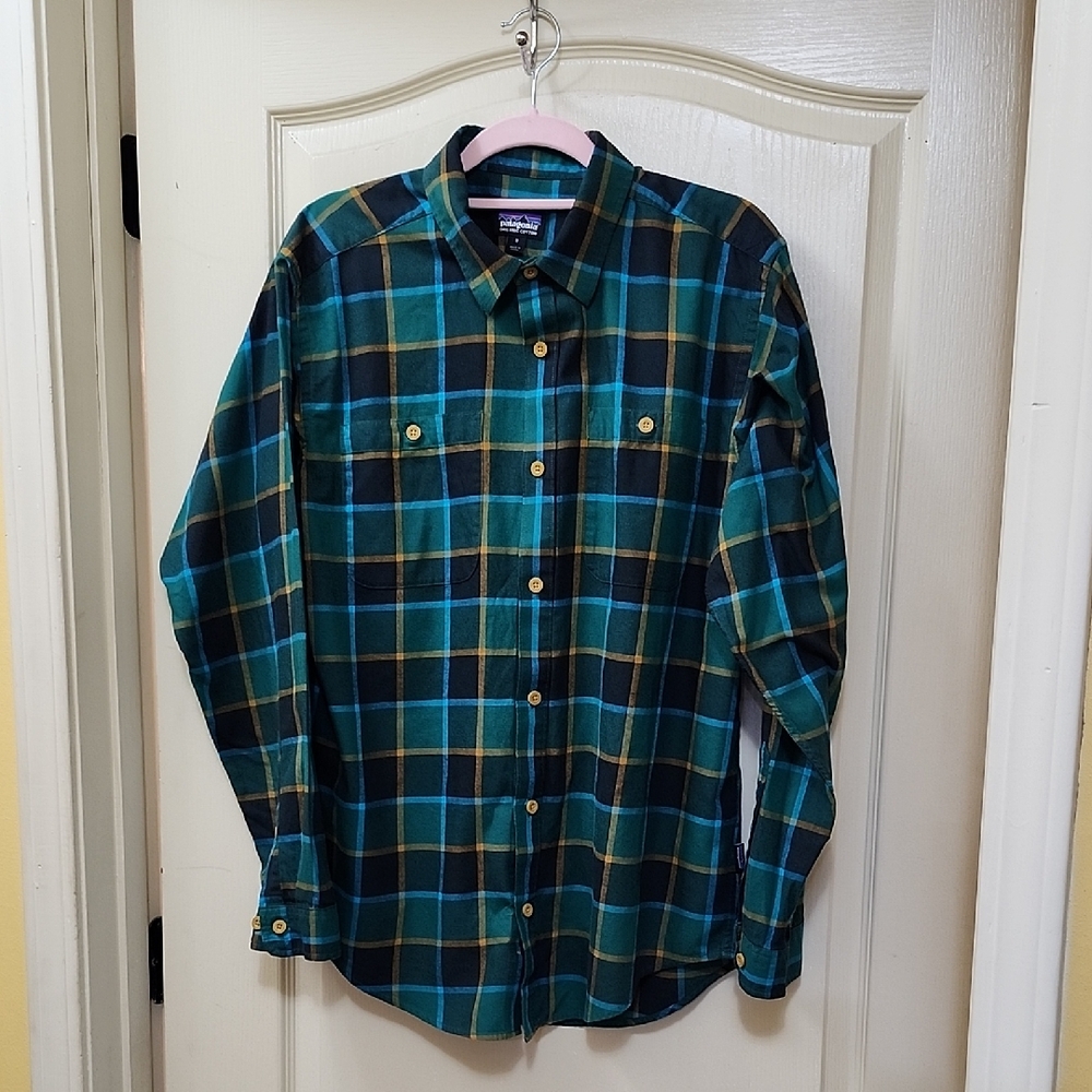 PATAGONIA MEN'S LONG-SLEEVED FLANNEL SHIRT